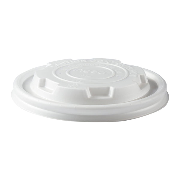CiboWares.com Take-Out/Dine-In/Take Out Containers/Paper Food Cups 8 oz. Food Container Lids, Case of 1,000