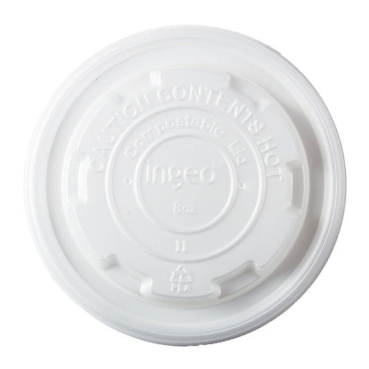 CiboWares.com Take-Out/Dine-In/Take Out Containers/Paper Food Cups 8 oz. Food Container Lids, Case of 1,000