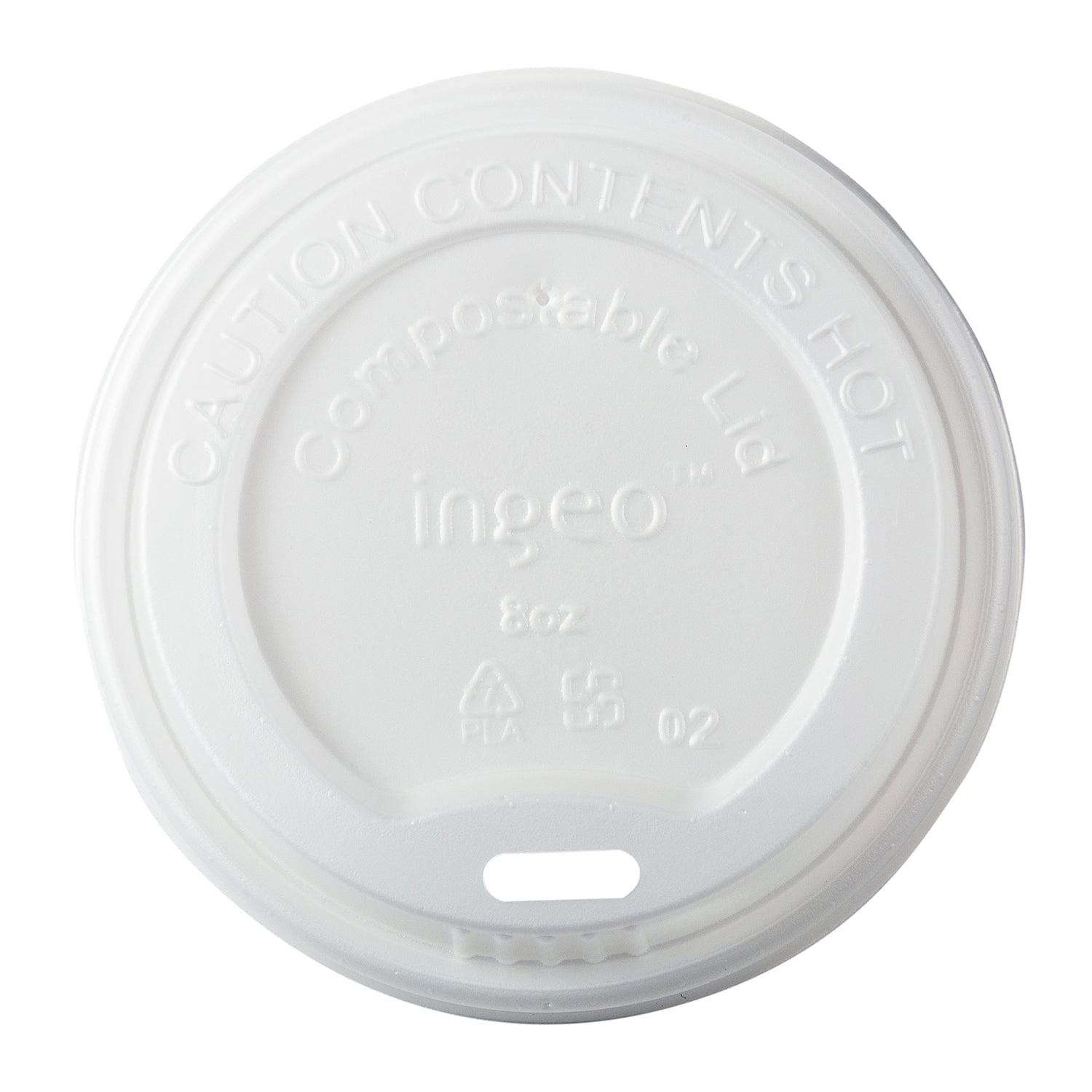 CiboWares.com Take-Out/Dine-In/Disposable Beverage Supplies/Disposable Cups And Lids/Disposable Lids 8 oz. CPLA Hot Cup Lids, Case of 1,000