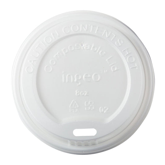 CiboWares.com Take-Out/Dine-In/Disposable Beverage Supplies/Disposable Cups And Lids/Disposable Lids 8 oz. CPLA Hot Cup Lids, Case of 1,000