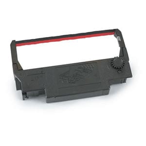 AmerCareRoyal POS Supplies/Ink Ribbons Epson ERC-30 Compatible Black/Red Extended Life Ribbons, Case of 6