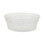 AmerCareRoyal Take-Out/Dine-In/Take Out Containers/Microwavable Containers 8 oz. Clear Bulk Deli Containers, Case of 480 (No Lids)