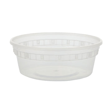32 oz Clear PP Plastic Round Snap-Lock Containers (Tamper-Evident Lid) - Clear