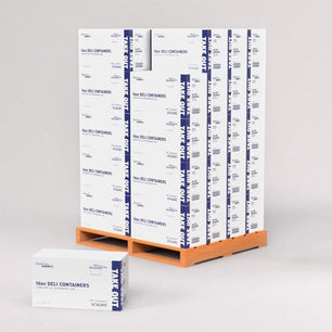 AmerCareRoyal Take-Out/Dine-In/Take Out Containers/Deli Containers 16 oz. Clear Deli Containers and Lids, Case of 240 or Pallet (40 Cases)