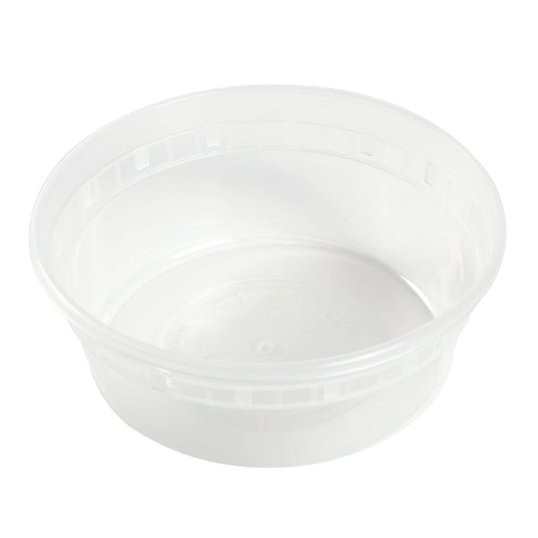 AmerCareRoyal Take-Out/Dine-In/Take Out Containers/Deli Containers 8 oz. Clear Deli Containers and Lids, Case of 240