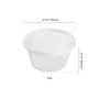 AmerCareRoyal Take-Out/Dine-In/Take Out Containers/Deli Containers 12 oz. Clear Deli Containers and Lids, Case of 240