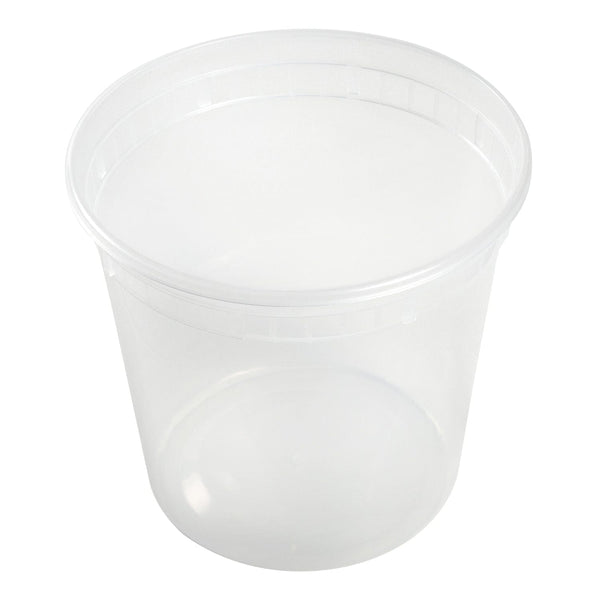 Reli. Deli Containers with Lids (50 Sets), 24 oz | Plastic Deli Containers with Lids 24oz | Clear Soup Containers with Lids, Disposable | to Go Food