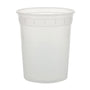 AmerCareRoyal Take-Out/Dine-In/Take Out Containers/Microwavable Containers 32 oz. Clear Bulk Deli Containers, Case of 480 (No Lids)