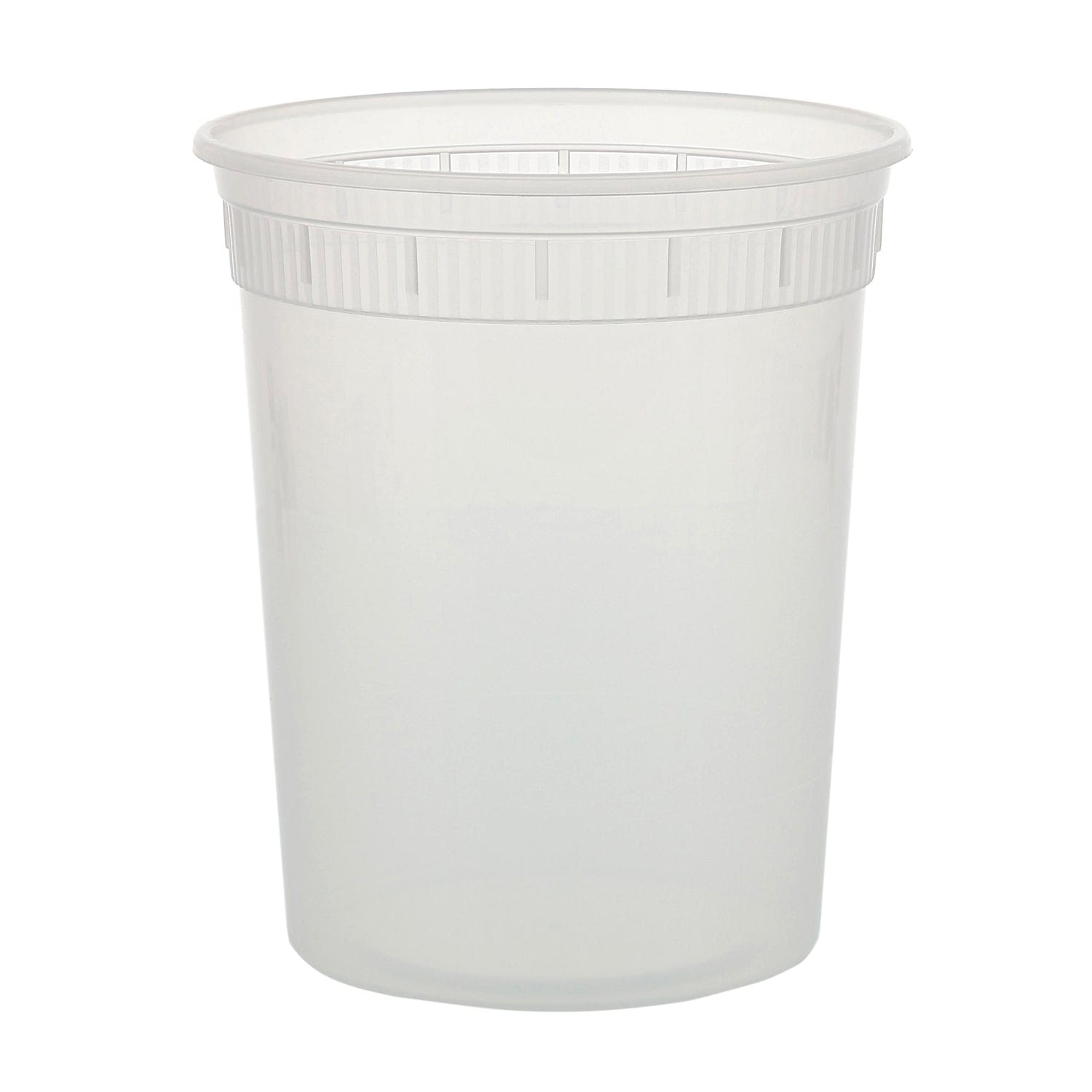 AmerCareRoyal Take-Out/Dine-In/Take Out Containers/Microwavable Containers 32 oz. Clear Bulk Deli Containers, Case of 480 (No Lids)