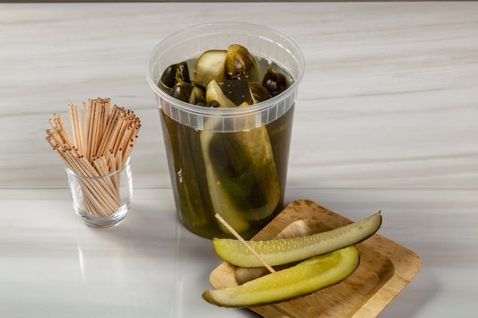AmerCareRoyal Take-Out/Dine-In/Take Out Containers/Microwavable Containers 32 oz. Clear Bulk Deli Containers, Case of 480 (No Lids)