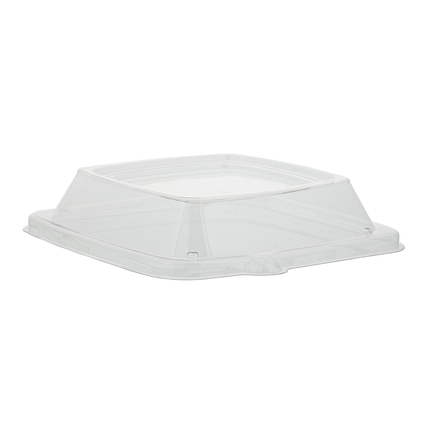 CiboWares.com Take-Out/Dine-In/Disposable Tableware/Disposable Bowls Clear Lid for 24-32-40 oz. Square Tan Bowls, Case of 300
