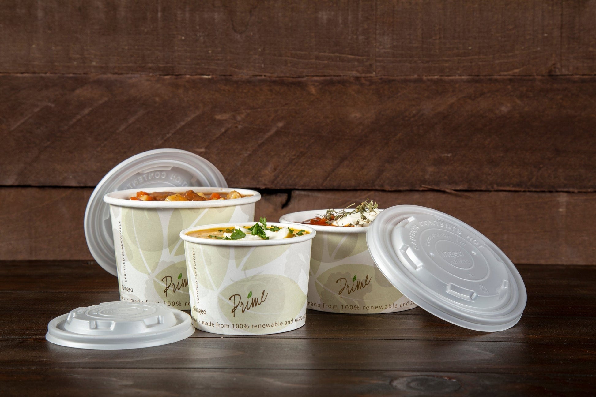 CiboWares.com Take-Out/Dine-In/Take Out Containers/Paper Food Cups 12 oz. Food Containers, Case of 500