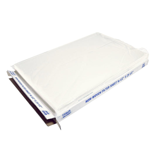 CiboWares.com Back of the House/Fry Oil Filtration/Filters 16.5" x 25.5" Non-Woven Filter Sheets, Pack of 100