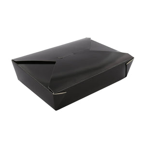 CiboWares.com Take-Out/Dine-In/Take Out Containers/Take-Out Food Boxes #2 Black 7-3/4