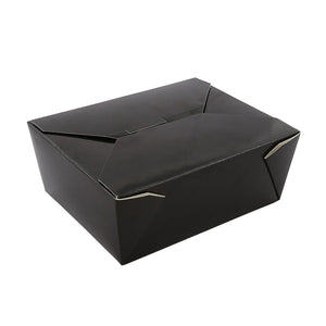 CiboWares.com Take-Out/Dine-In/Take Out Containers/Take-Out Food Boxes Case of 300 #8 Black 6