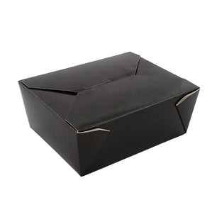 CiboWares.com Take-Out/Dine-In/Take Out Containers/Take-Out Food Boxes Case of 300 #8 Black 6