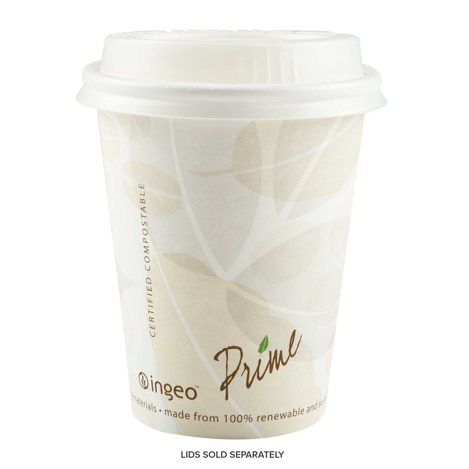 CiboWares.com Take-Out/Dine-In/Disposable Beverage Supplies 8 oz. Hot Coffee Cups Lined with PLA, Case of 1,000