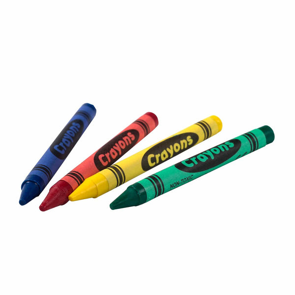 Crayola Cello Wrapped Bulk 4 Color Crayons -- 360 per Case.