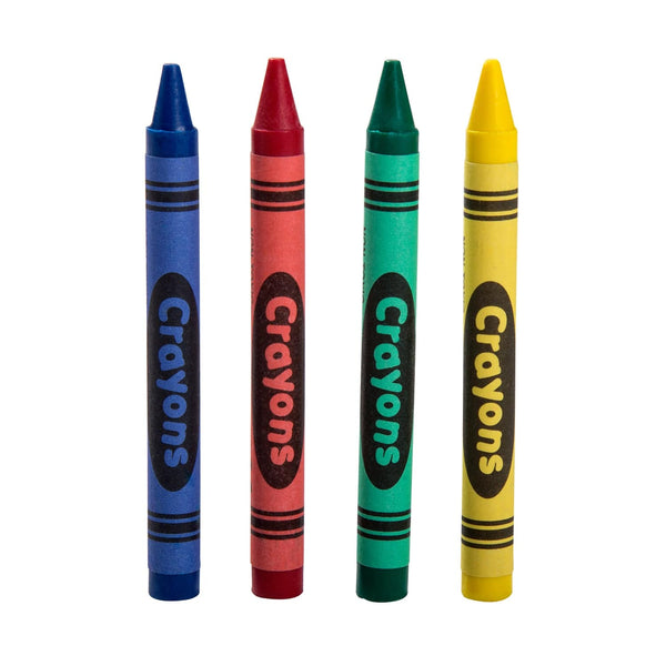 Classic Color Cello Pack Party Favor Crayons, 4 Colors/Pack, 360