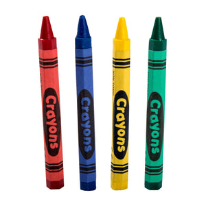 AmerCareRoyal Take-Out/Dine-In/Kids Products/Crayons 4-Color Pack Boxed Honeycomb Crayons, Case of 500