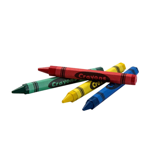 AmerCareRoyal Take-Out/Dine-In/Kids Products/Crayons 4-Color Pack Honeycomb Cello Wrapped Crayons, Case of 500