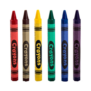 AmerCareRoyal Take-Out/Dine-In/Kids Products/Crayons 6-Color Bulk Honeycomb Crayons, Case of 3,000