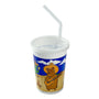 AmerCareRoyal Take-Out/Dine-In/Kids Products/Kids Cups 12 oz. Mexican Theme Thermo Cups With Straws and Lids, Case of 250