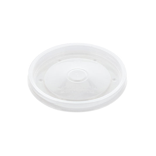 CiboWares.com Take-Out/Dine-In/Take Out Containers/Paper Food Cups Case of 500 16 oz. Clear Vented Plastic Food Container Lids, 25 & 500