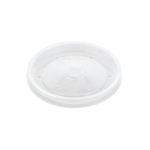 CiboWares.com Take-Out/Dine-In/Take Out Containers/Paper Food Cups Case of 500 16 oz. Clear Vented Plastic Food Container Lids, 25 & 500