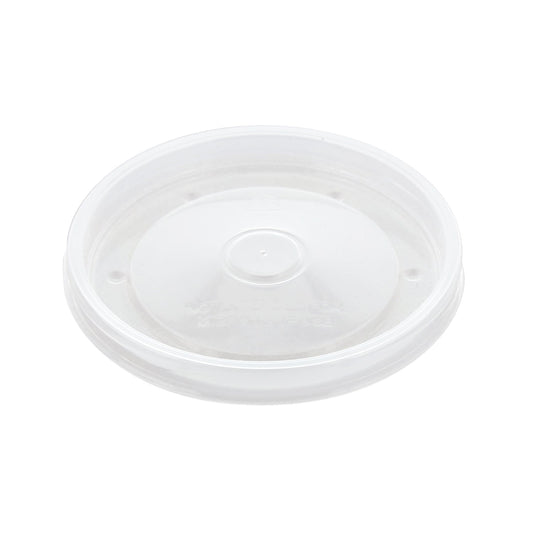 CiboWares.com Take-Out/Dine-In/Take Out Containers/Paper Food Cups Case of 500 32 oz. Clear Vented Plastic Food Container Lids, 25 & 500