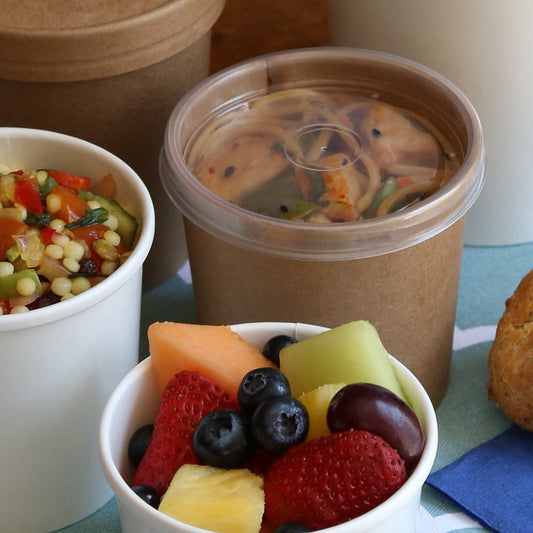 CiboWares.com Samples CL812PP - 8/12 oz. Clear Vented Plastic Food Container Lids Sample, for Customer Service Use Only