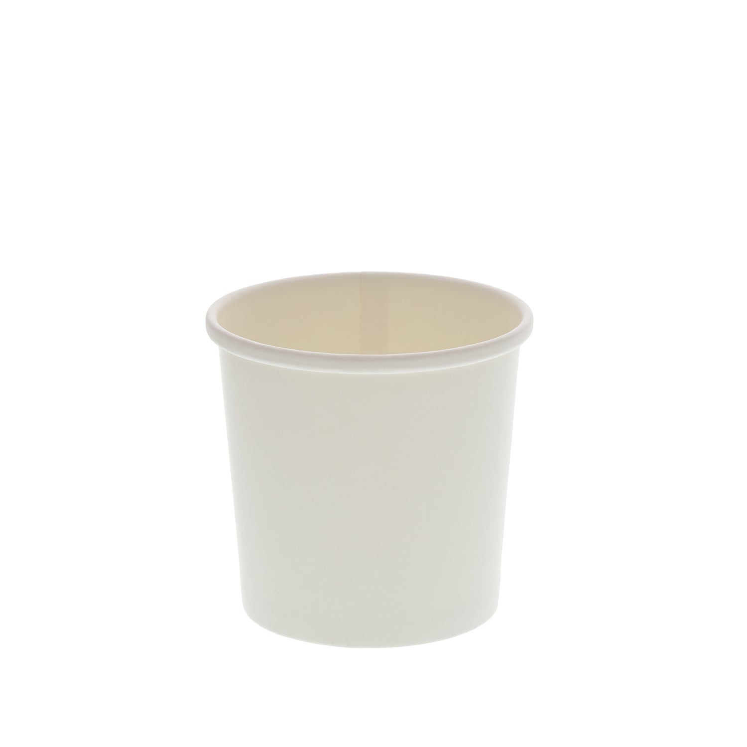 CiboWares.com Take-Out/Dine-In/Take Out Containers/Paper Food Cups Case of 500 12 oz. White Paper Food Containers, 25 & 500