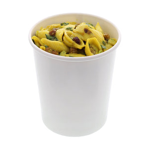 CiboWares.com Take-Out/Dine-In/Take Out Containers/Paper Food Cups Case of 500 32 oz. White Paper Food Containers, 25 & 500