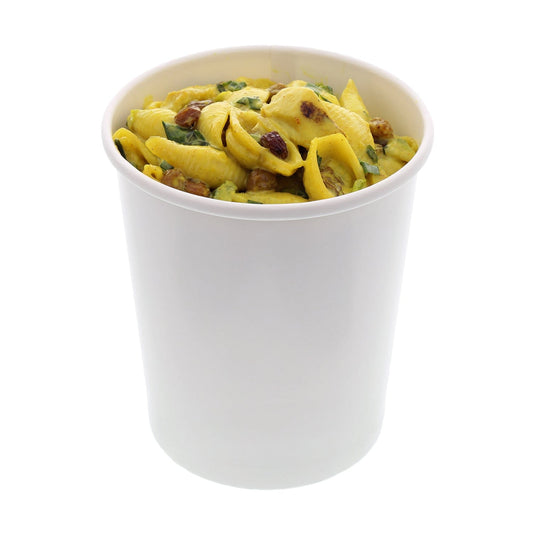 CiboWares.com Take-Out/Dine-In/Take Out Containers/Paper Food Cups Case of 500 32 oz. White Paper Food Containers, 25 & 500