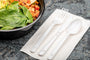 AmerCareRoyal Take-Out/Dine-In/Disposable Cutlery And Utensils/Disposable Cutlery/Disposable Spoons Medium Heavy Weight White Polypropylene Individually Wrapped Teaspoons, Case of 1,000