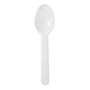 AmerCareRoyal Take-Out/Dine-In/Disposable Cutlery And Utensils/Disposable Utensils Durable White Polypropylene Ice Cream Taster Spoons, Case of 3,000