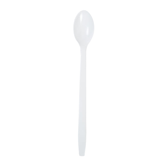 AmerCareRoyal Take-Out/Dine-In/Disposable Cutlery And Utensils/Disposable Utensils Durable White Polypropylene Soda Spoons, Case of 1,000