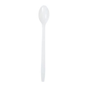 AmerCareRoyal Take-Out/Dine-In/Disposable Cutlery And Utensils/Disposable Utensils Durable White Polypropylene Soda Spoons, Case of 1,000