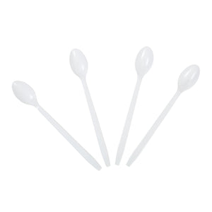 AmerCareRoyal Take-Out/Dine-In/Disposable Cutlery And Utensils/Disposable Utensils Durable White Polypropylene Soda Spoons, Case of 1,000