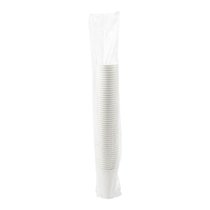 AmerCareRoyal Take-Out/Dine-In/Disposable Beverage Supplies 16 oz 16 oz White Paper Cold Cups. Case of 1,000
