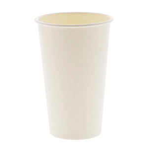 AmerCareRoyal Take-Out/Dine-In/Disposable Beverage Supplies 16 oz 16 oz White Paper Cold Cups. Case of 1,000
