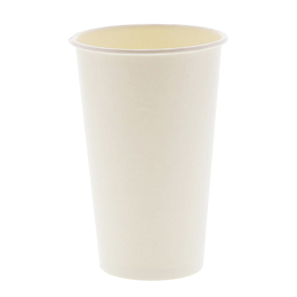 AmerCareRoyal Take-Out/Dine-In/Disposable Beverage Supplies 16 oz 16 oz White Paper Cold Cups. Case of 1,000