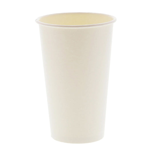 AmerCareRoyal Take-Out/Dine-In/Disposable Beverage Supplies 16 oz 16 oz White Paper Cold Cups. Case of 1,000
