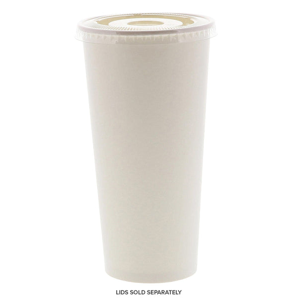 AmerCareRoyal Take-Out/Dine-In/Disposable Beverage Supplies 22 oz 22 oz White Paper Cold Cups. Case of 1,000