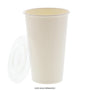 AmerCareRoyal Take-Out/Dine-In/Disposable Beverage Supplies 12-22 oz PET Paper Cold Cup Flat Lid, Case of 1,000