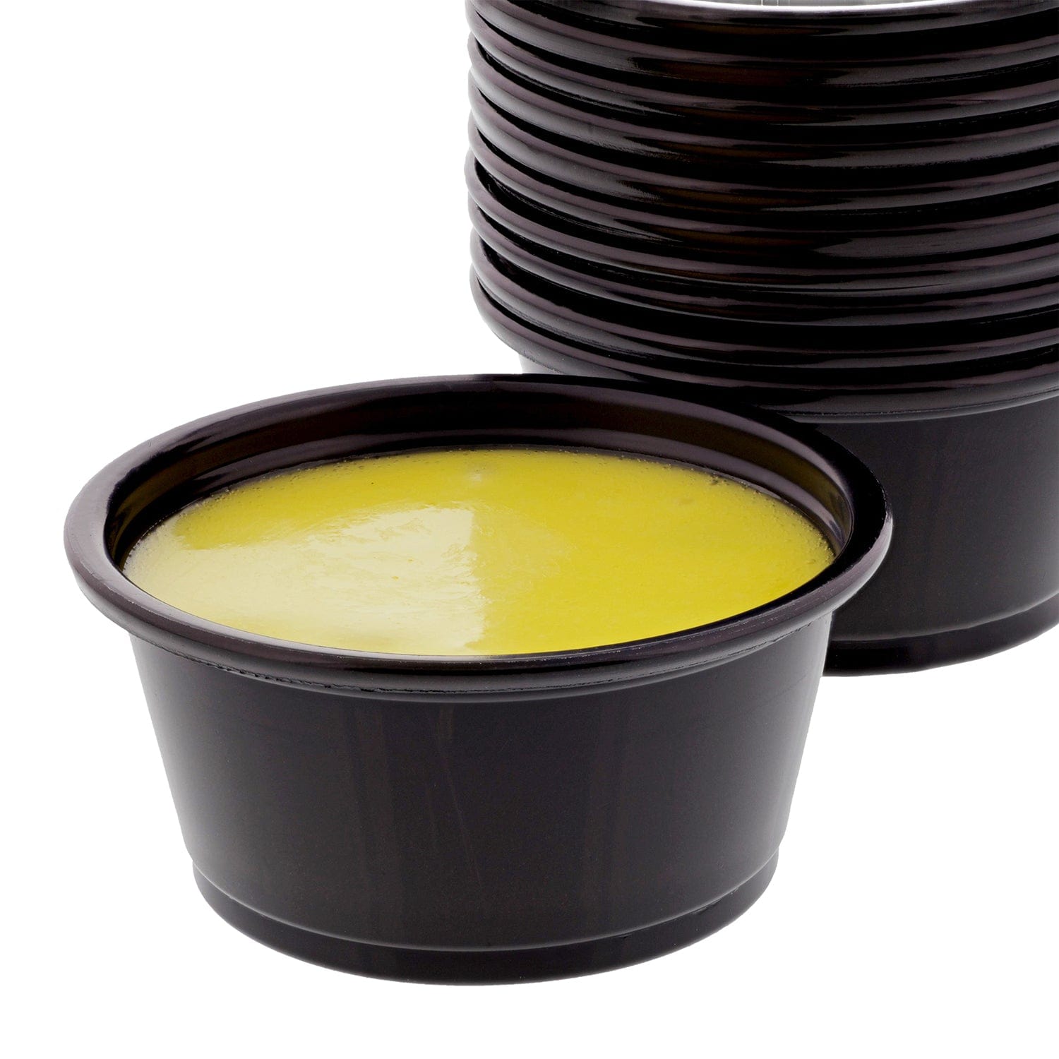 AmerCareRoyal Take-Out/Dine-In/Take-Out Containers/Portion Cups And Lids 2 oz. Poly Black Portion Cups, Case of 2,500