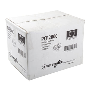 AmerCareRoyal Take-Out/Dine-In/Take-Out Containers/Portion Cups And Lids 2 oz. Poly Translucent Portion Cups, Case of 2,500