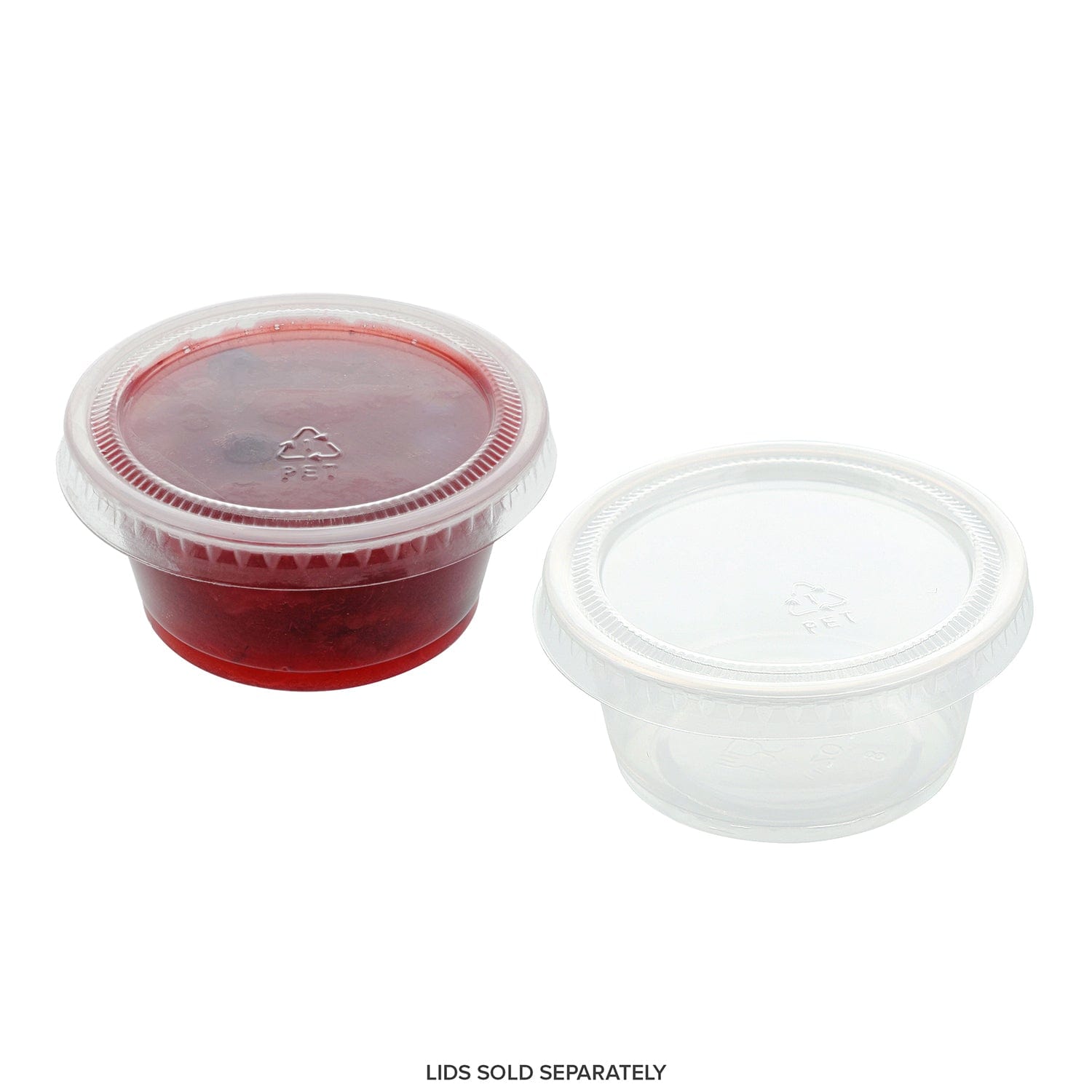 AmerCareRoyal Take-Out/Dine-In/Take-Out Containers/Portion Cups And Lids 2 oz. Poly Translucent Portion Cups, Case of 2,500