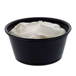 AmerCareRoyal Take-Out/Dine-In/Take-Out Containers/Portion Cups And Lids 3.25 oz. Poly Black Portion Cups, Case of 2,500