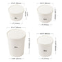 CiboWares.com Take-Out/Dine-In/Take Out Containers/Paper Food Cups 12 oz. White Paper Food Container and Lid Combo, Pack of 250